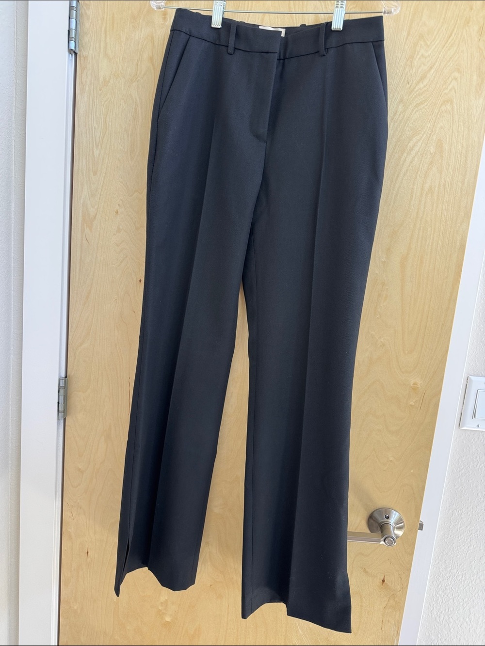 Sézane Leonel Pants, Black, NTW Classic Black Women's Dress Pants, Size 36/US4